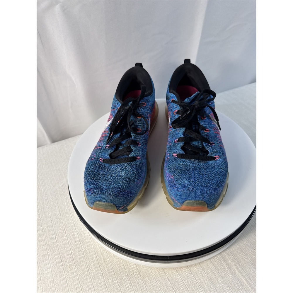 Nike Flyknit Max Womens Sz 9 Blue/pink